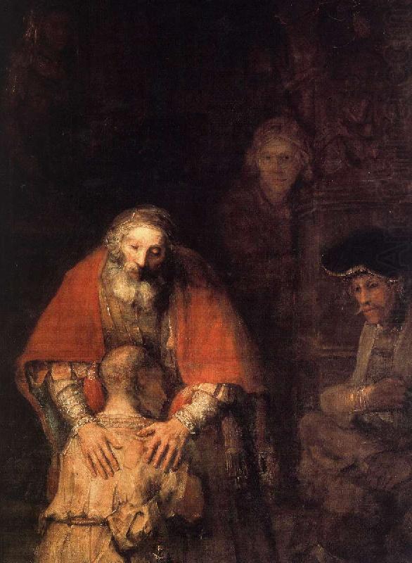 The Return of the Prodigal Son (detail), REMBRANDT Harmenszoon van Rijn